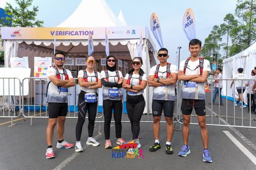 Race photo from CISANGKAN KBP CITY RUN 2025