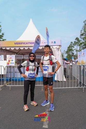 Race photo from CISANGKAN KBP CITY RUN 2025