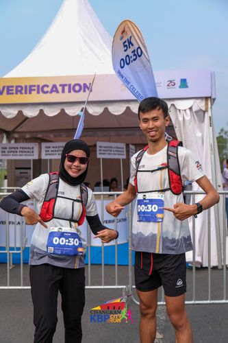 Race photo from CISANGKAN KBP CITY RUN 2025