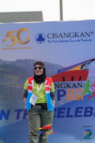 Race photo from CISANGKAN KBP CITY RUN 2025