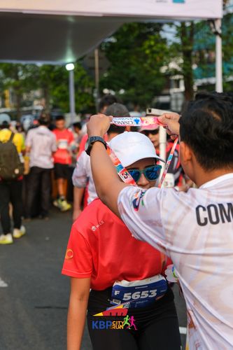 Race photo from CISANGKAN KBP CITY RUN 2025