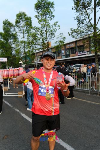 Race photo from CISANGKAN KBP CITY RUN 2025
