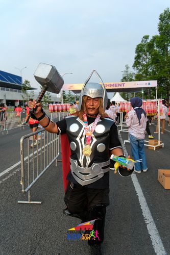Race photo from CISANGKAN KBP CITY RUN 2025