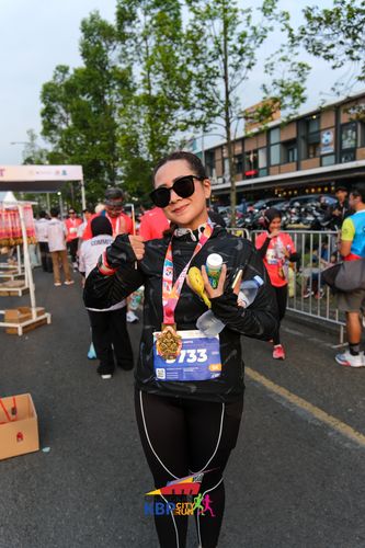 Race photo from CISANGKAN KBP CITY RUN 2025