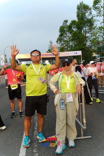 Race photo from CISANGKAN KBP CITY RUN 2025