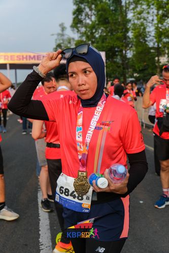 Race photo from CISANGKAN KBP CITY RUN 2025