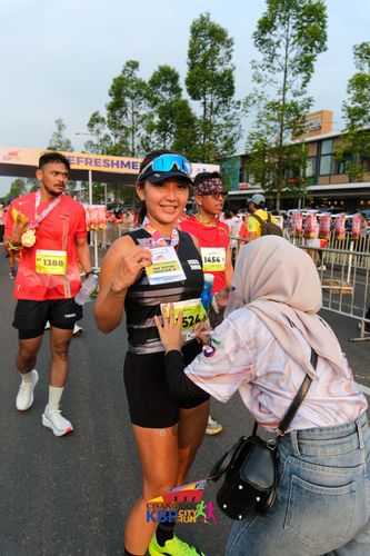 Race photo from CISANGKAN KBP CITY RUN 2025