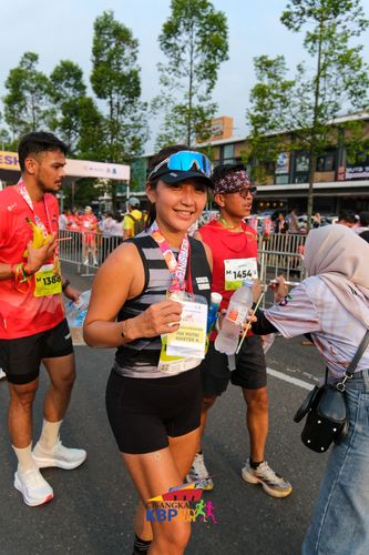 Race photo from CISANGKAN KBP CITY RUN 2025