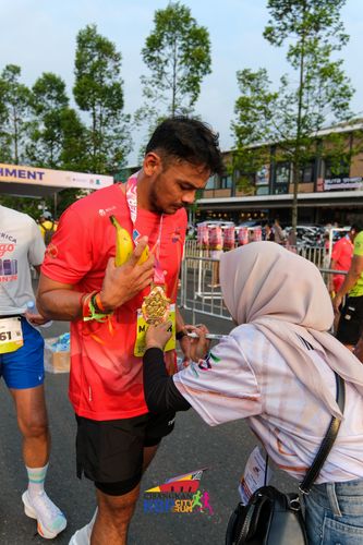 Race photo from CISANGKAN KBP CITY RUN 2025