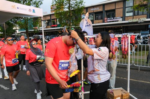 Race photo from CISANGKAN KBP CITY RUN 2025