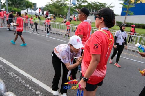 Race photo from CISANGKAN KBP CITY RUN 2025