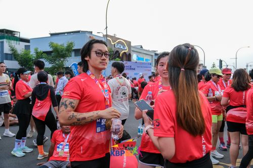 Race photo from CISANGKAN KBP CITY RUN 2025