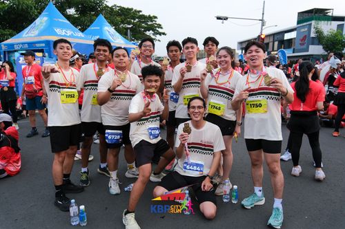 Race photo from CISANGKAN KBP CITY RUN 2025