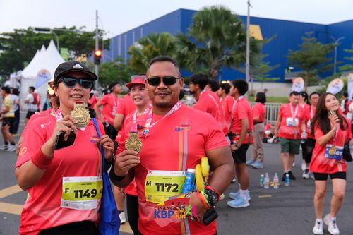Race photo from CISANGKAN KBP CITY RUN 2025
