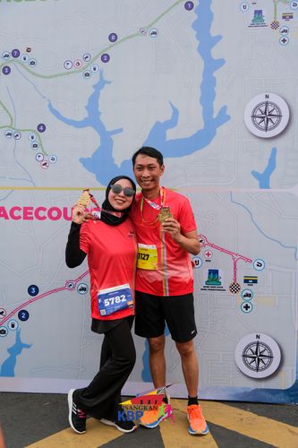 Race photo from CISANGKAN KBP CITY RUN 2025