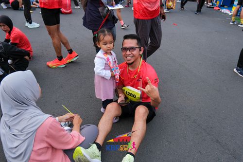 Race photo from CISANGKAN KBP CITY RUN 2025