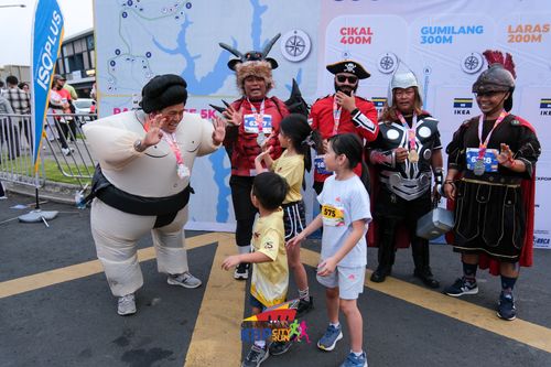 Race photo from CISANGKAN KBP CITY RUN 2025