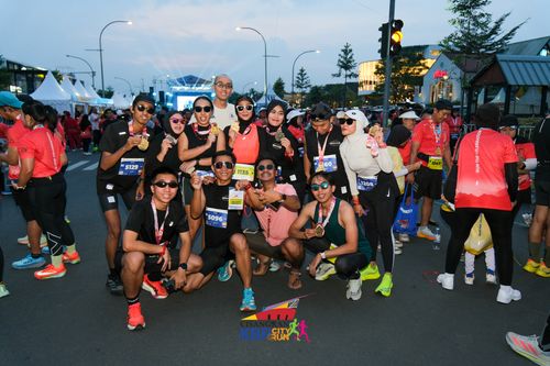 Race photo from CISANGKAN KBP CITY RUN 2025