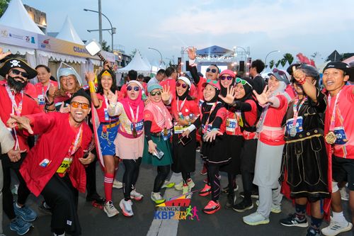 Race photo from CISANGKAN KBP CITY RUN 2025
