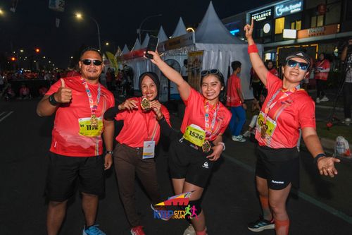 Race photo from CISANGKAN KBP CITY RUN 2025