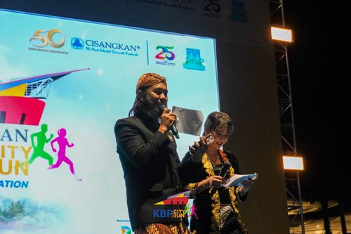 Race photo from CISANGKAN KBP CITY RUN 2025