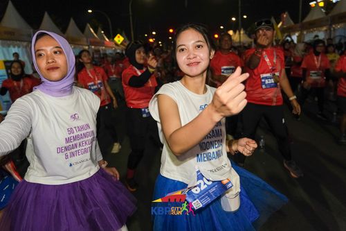 Race photo from CISANGKAN KBP CITY RUN 2025