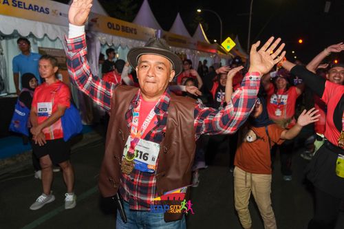 Race photo from CISANGKAN KBP CITY RUN 2025