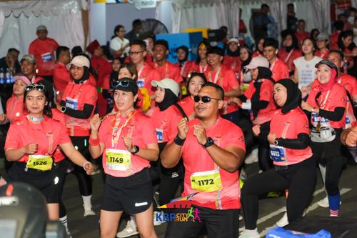 Race photo from CISANGKAN KBP CITY RUN 2025