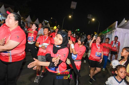 Race photo from CISANGKAN KBP CITY RUN 2025