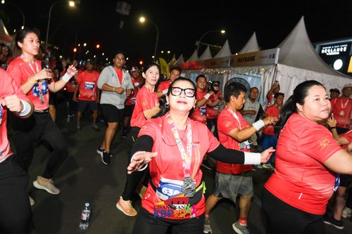 Race photo from CISANGKAN KBP CITY RUN 2025