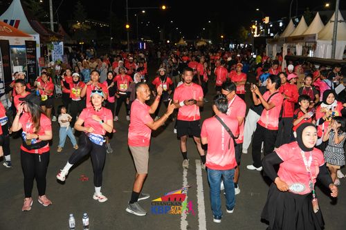 Race photo from CISANGKAN KBP CITY RUN 2025