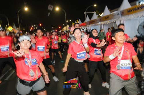 Race photo from CISANGKAN KBP CITY RUN 2025
