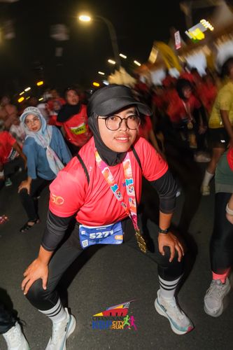 Race photo from CISANGKAN KBP CITY RUN 2025