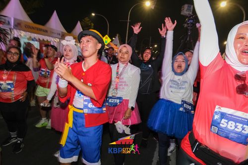 Race photo from CISANGKAN KBP CITY RUN 2025