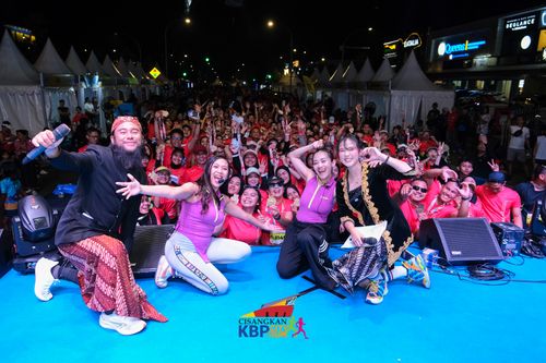 Race photo from CISANGKAN KBP CITY RUN 2025
