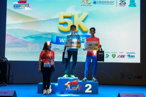 Race photo from CISANGKAN KBP CITY RUN 2025
