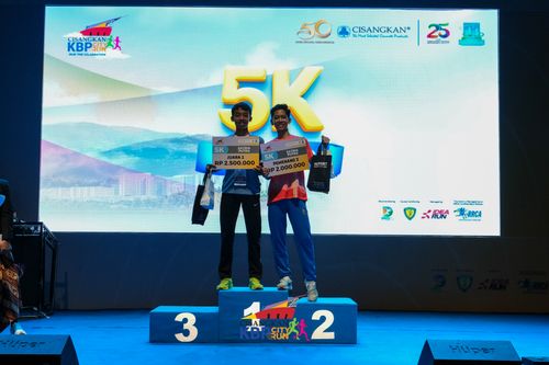 Race photo from CISANGKAN KBP CITY RUN 2025