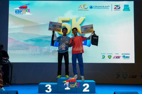 Race photo from CISANGKAN KBP CITY RUN 2025