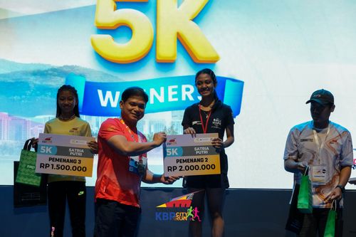 Race photo from CISANGKAN KBP CITY RUN 2025