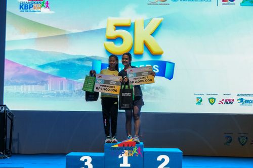 Race photo from CISANGKAN KBP CITY RUN 2025