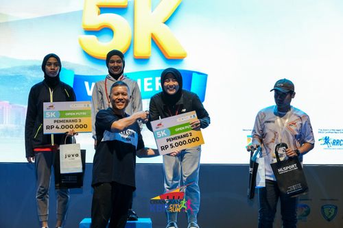 Race photo from CISANGKAN KBP CITY RUN 2025