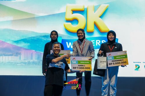 Race photo from CISANGKAN KBP CITY RUN 2025
