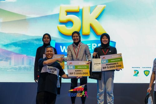 Race photo from CISANGKAN KBP CITY RUN 2025