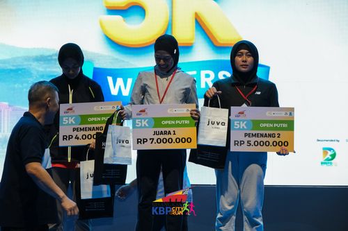 Race photo from CISANGKAN KBP CITY RUN 2025
