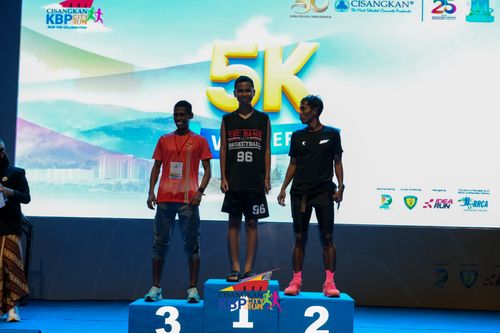 Race photo from CISANGKAN KBP CITY RUN 2025