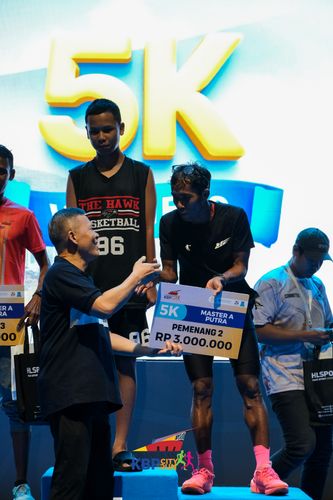 Race photo from CISANGKAN KBP CITY RUN 2025