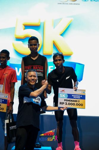Race photo from CISANGKAN KBP CITY RUN 2025