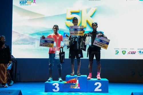 Race photo from CISANGKAN KBP CITY RUN 2025