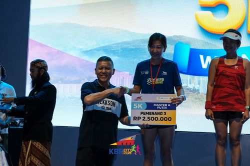 Race photo from CISANGKAN KBP CITY RUN 2025