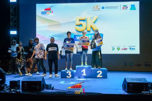 Race photo from CISANGKAN KBP CITY RUN 2025